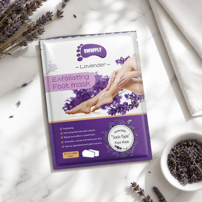 Masque Exfoliant Pieds à la Lavande