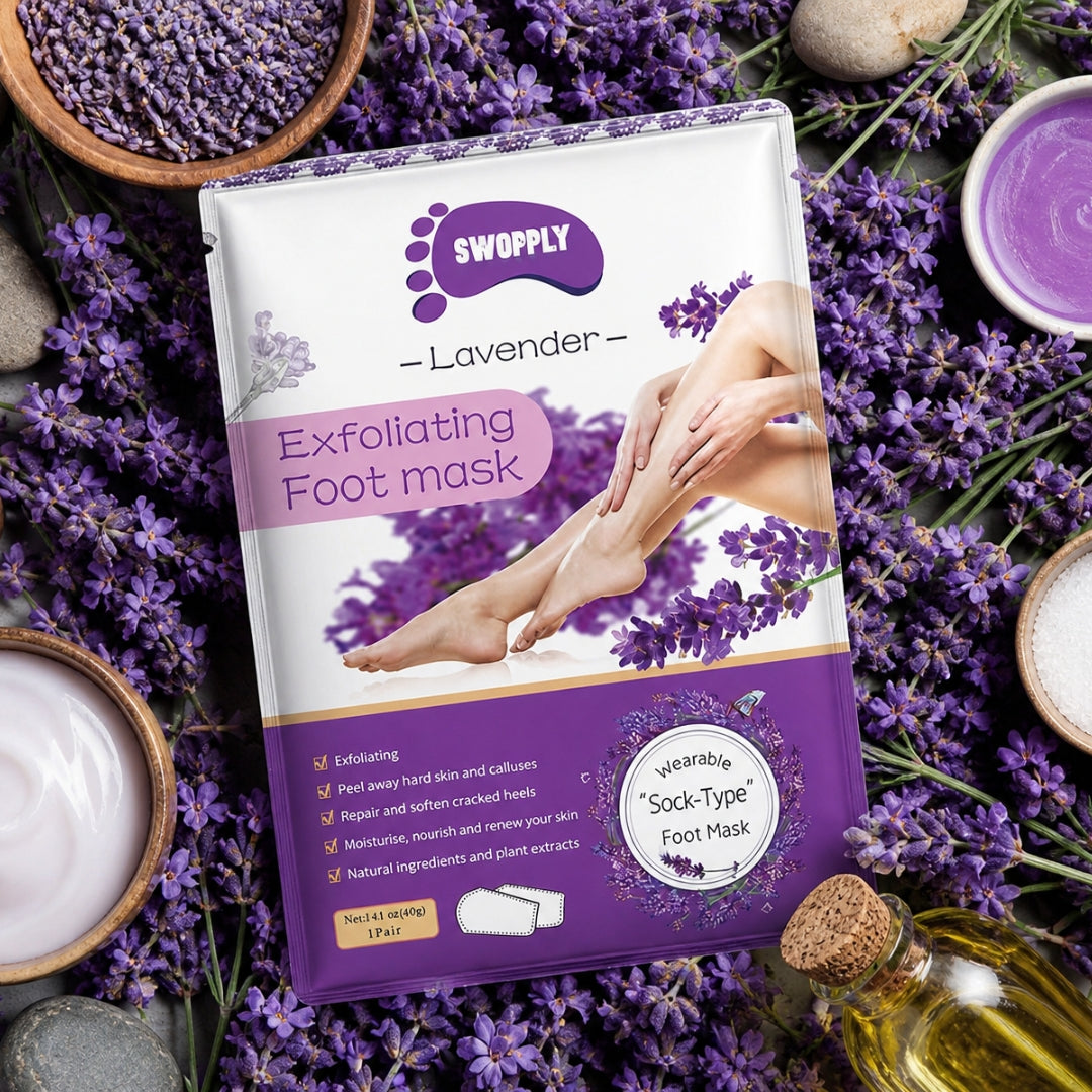 Masque Exfoliant Pieds à la Lavande