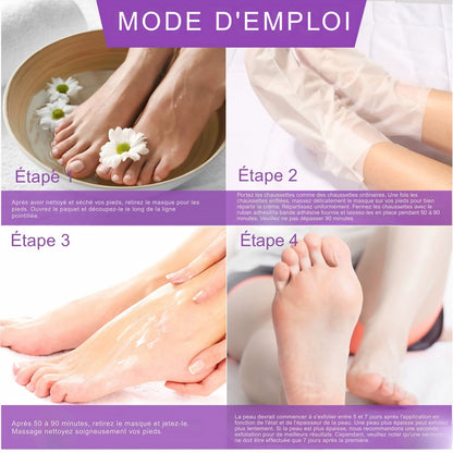 Masque Exfoliant Pieds à la Lavande